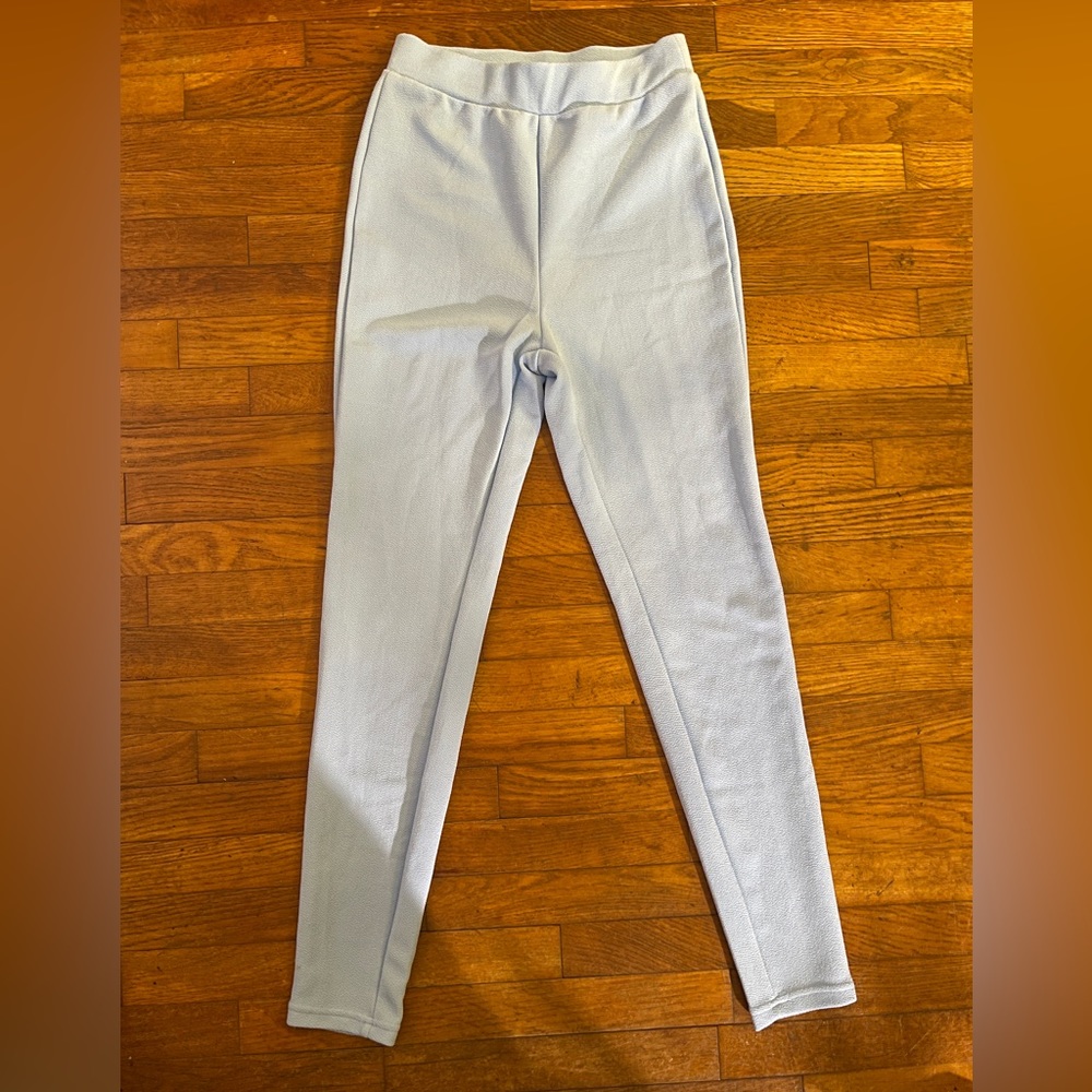Blue Tailored Pants